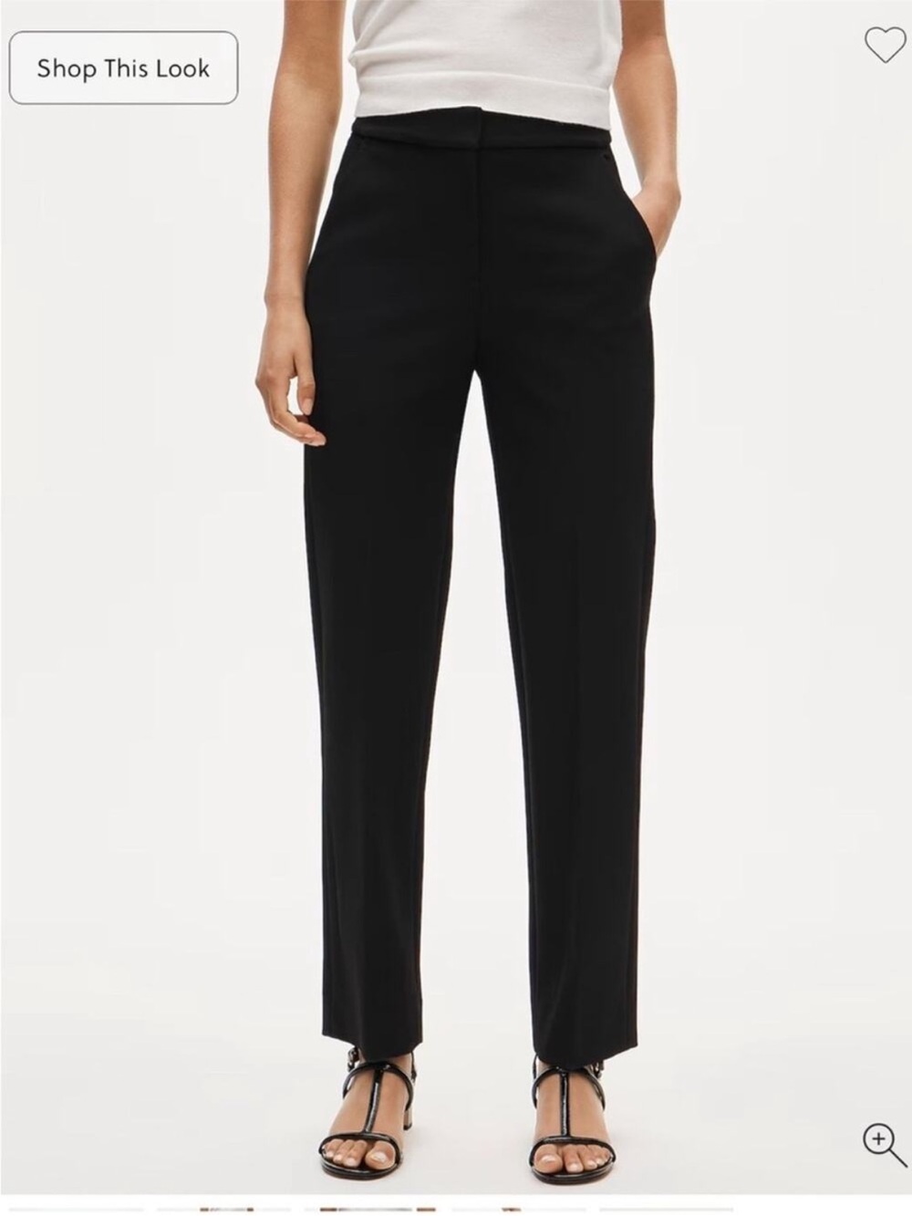 J. Crew Tall Kate straight-leg pant in four-season stretch Black Size 12 Tall